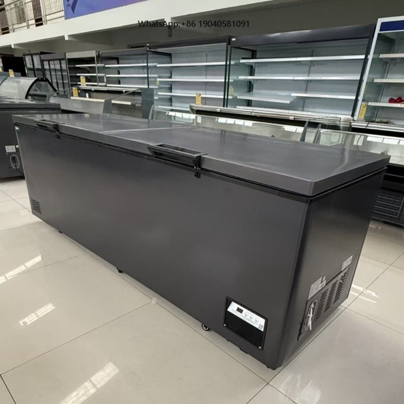 Commercial Chest Freezer - فريزر أفقي ذو بابين للاستخدام التجاري،