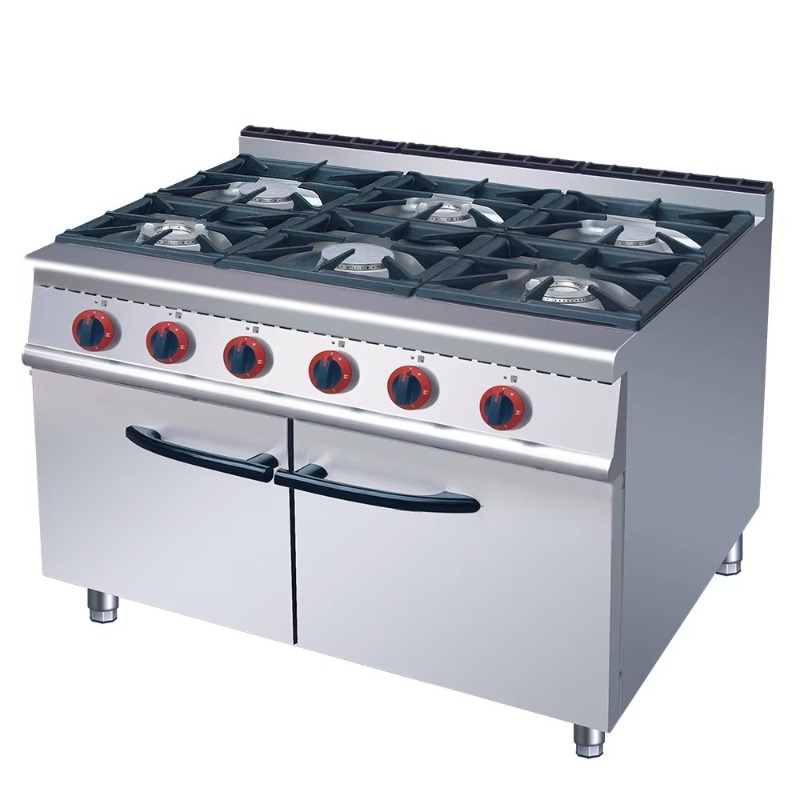 Range Commercial Kitchen - موقد غاز تجاري قياسي بـ 6