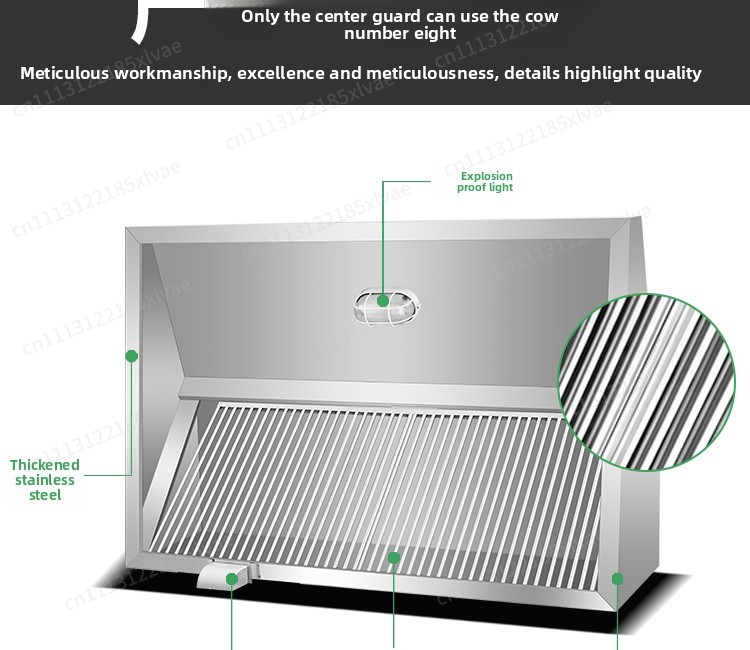 شفاط مطبخ تجاري قوي من الفولاذ - مراجعة Commercial Kitchen Hoods وسعره